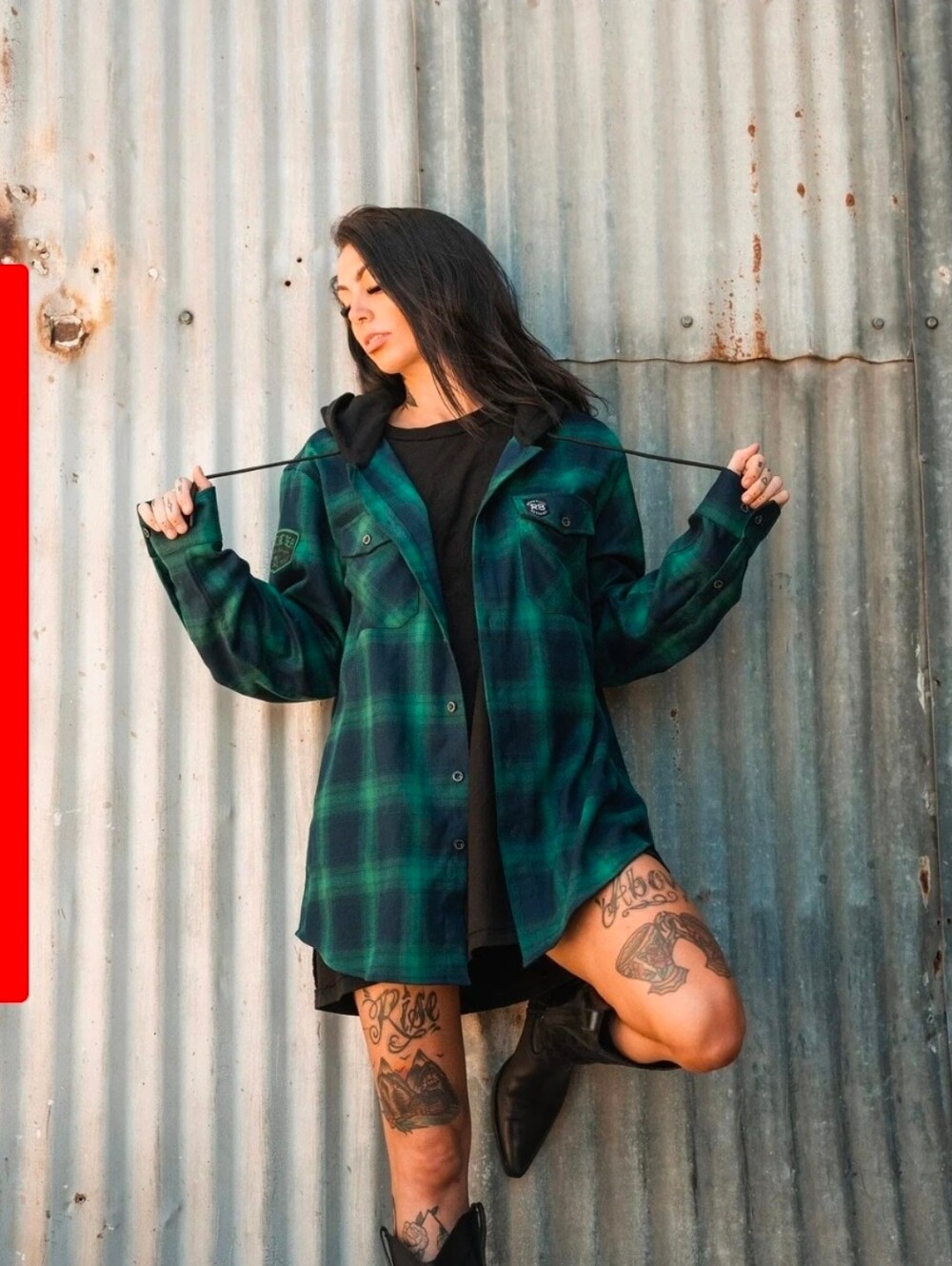 RELENTLESS BETRAYAL Lost At Sea Premium Hooded Flannel Sea Green